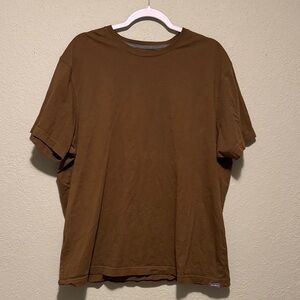 Eddie Bauer Men's Chocolate Brown Short Sleeve Tee